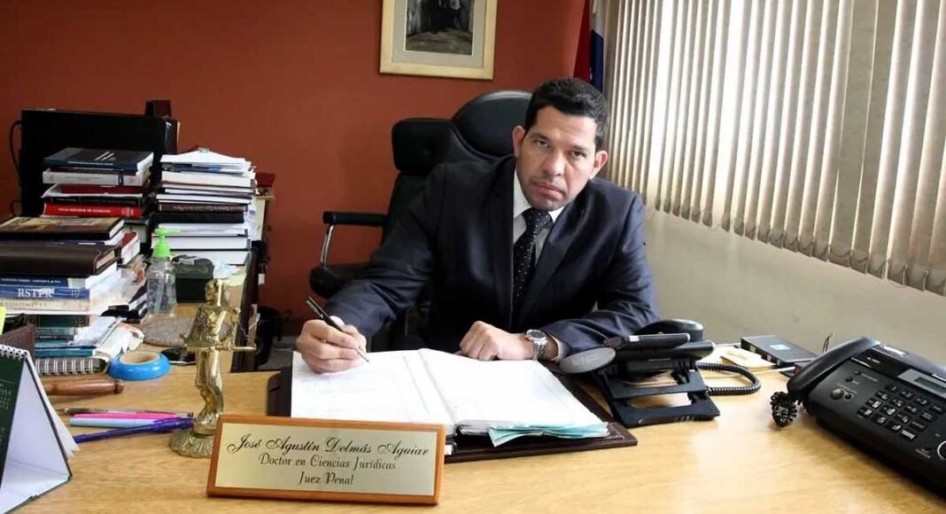 Juez José Agustín Delmás.