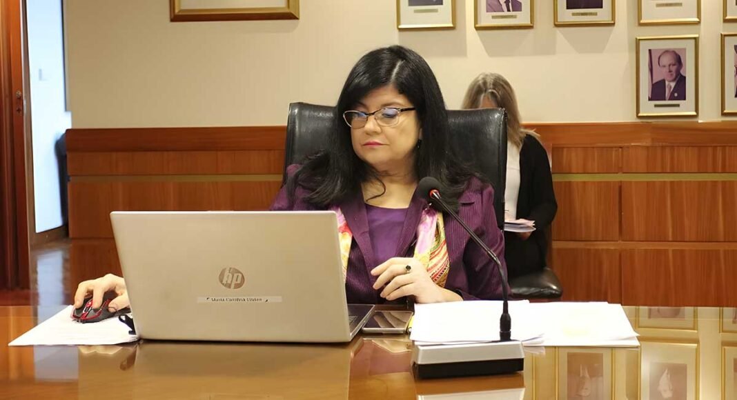 Ministra Carolina Llanes. Foto: Prensa CSJ